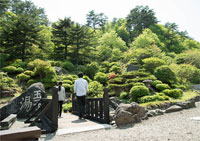 温泉神社への散歩道