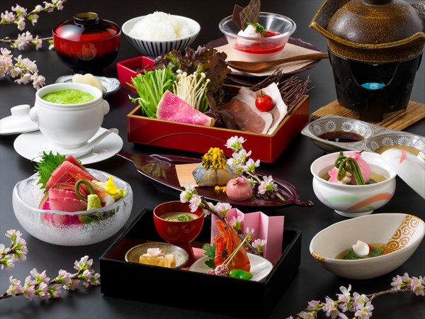 季節の会席コース